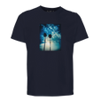 Gratitude - "Bubbles and Sky Sticks" T-shirt French Navy 1