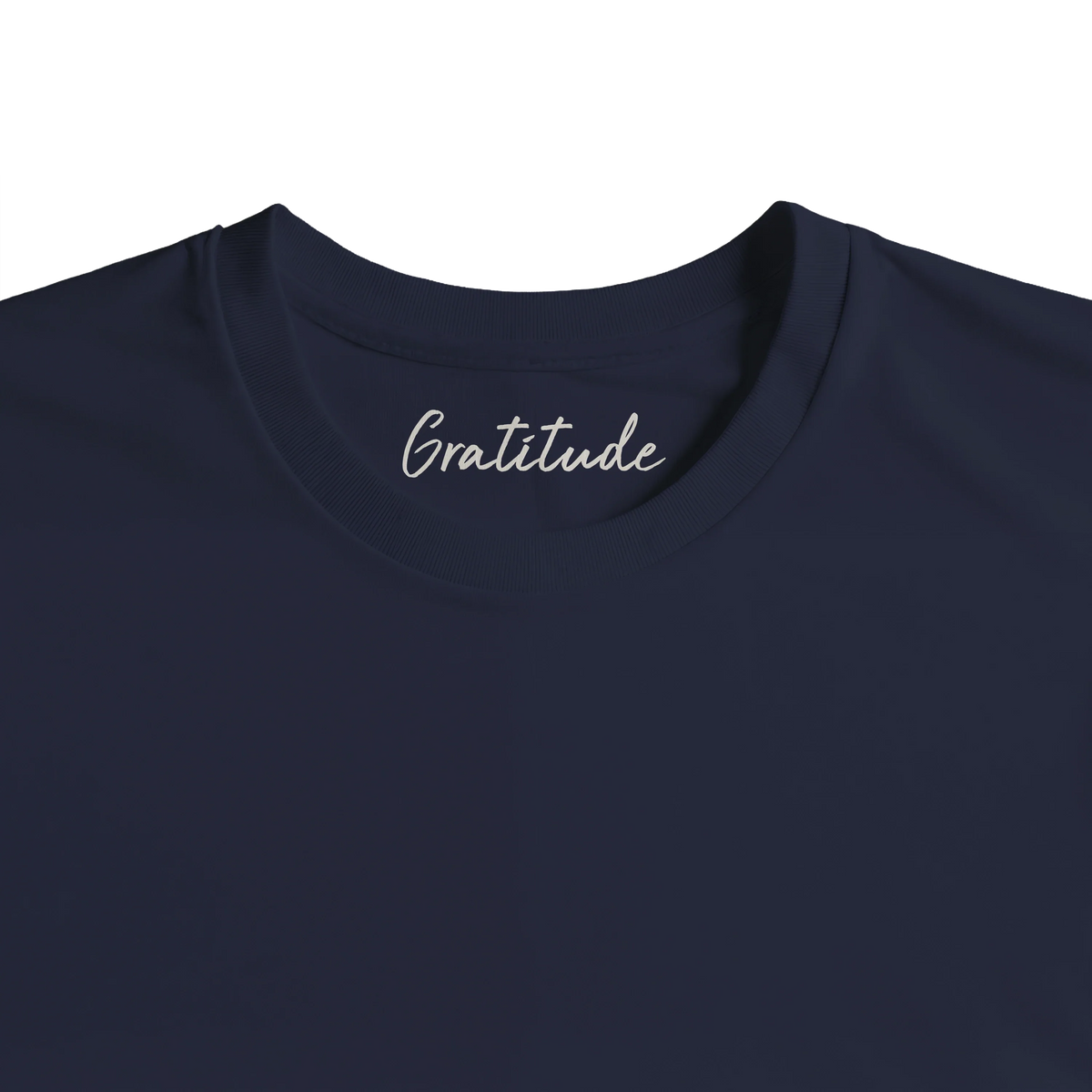Gratitude - "Bubbles and Sky Sticks" T-shirt French Navy 2