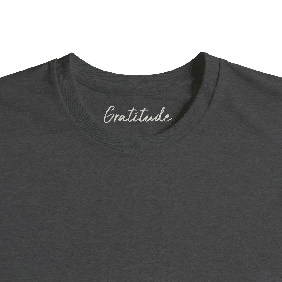 Gratitude - "Bubbles and Sky Sticks" T-shirt Grey Melange 2