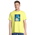Gratitude - "Bubbles and Sky Sticks" T-shirt Light Yellow 4