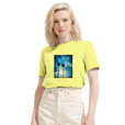 Gratitude - "Bubbles and Sky Sticks" T-shirt Light Yellow 6