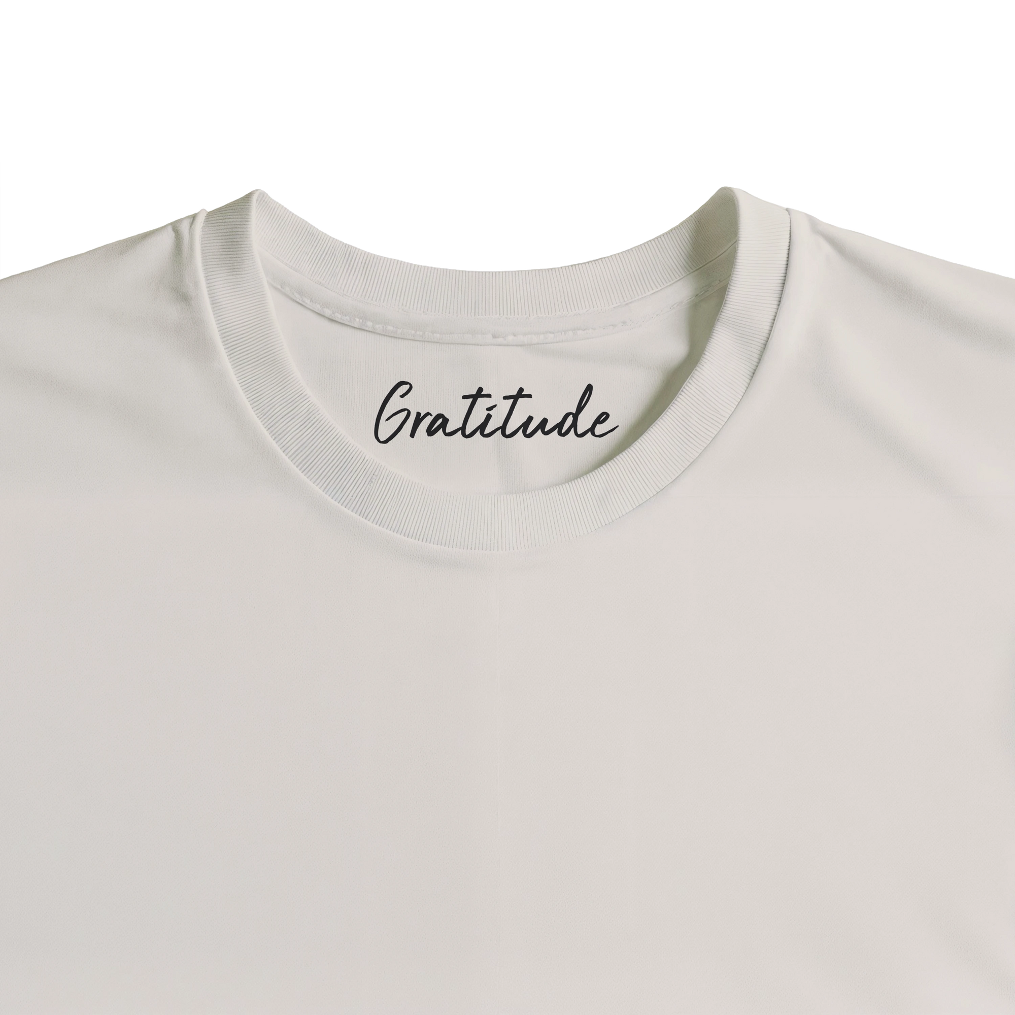 Gratitude - "Bubbles and Sky Sticks" T-shirt Off White 2