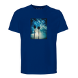 Gratitude - "Bubbles and Sky Sticks" T-shirt Royal Blue 1