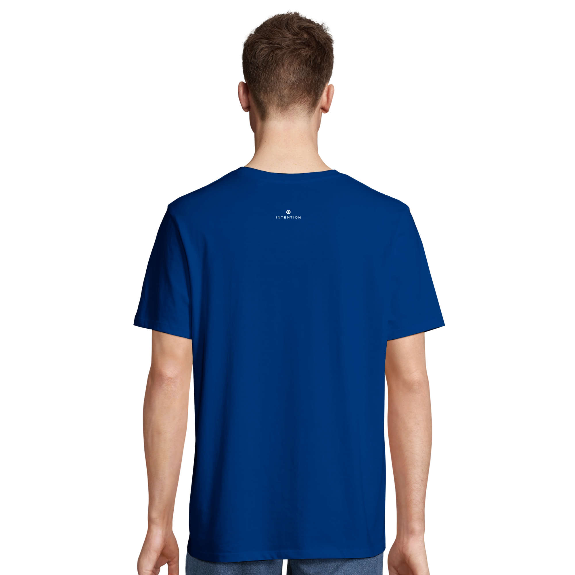 Gratitude - "Bubbles and Sky Sticks" T-shirt Royal Blue 5