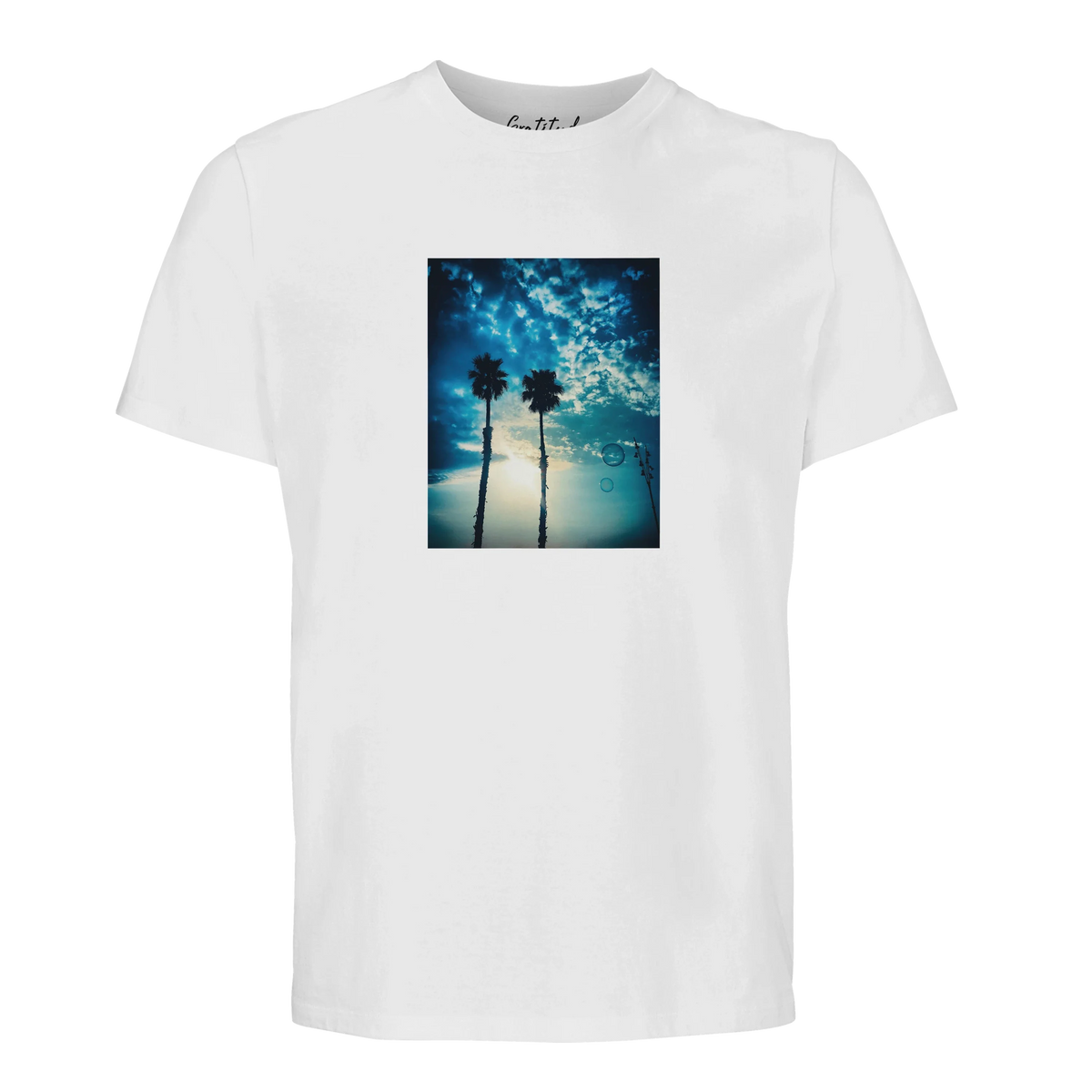 Gratitude - "Bubbles and Sky Sticks" T-shirt White 3