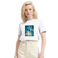 Gratitude - "Bubbles and Sky Sticks" T-shirt White 7