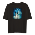 Gratitude - "Bubbles and Sky Sticks" T-shirt Deep Black 4