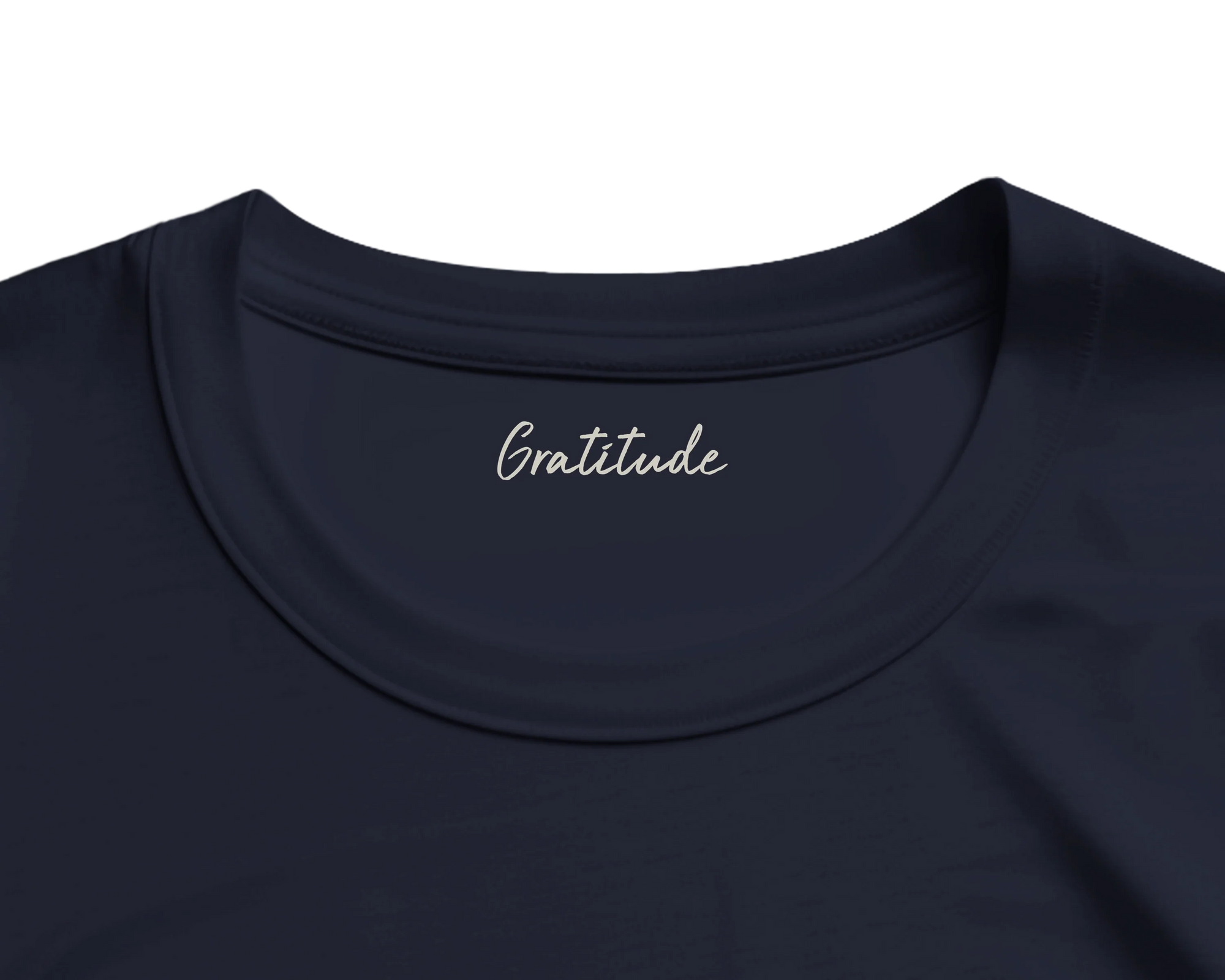 Gratitude - "Bubbles and Sky Sticks" T-shirt French Navy 2
