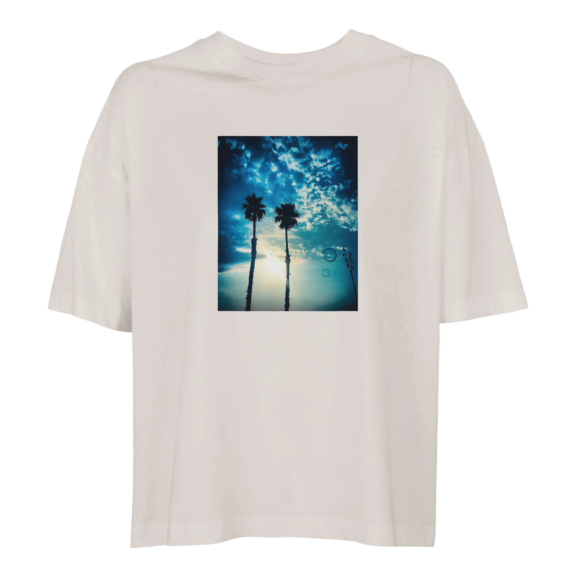 Gratitude - "Bubbles and Sky Sticks" T-shirt Off White XS 3