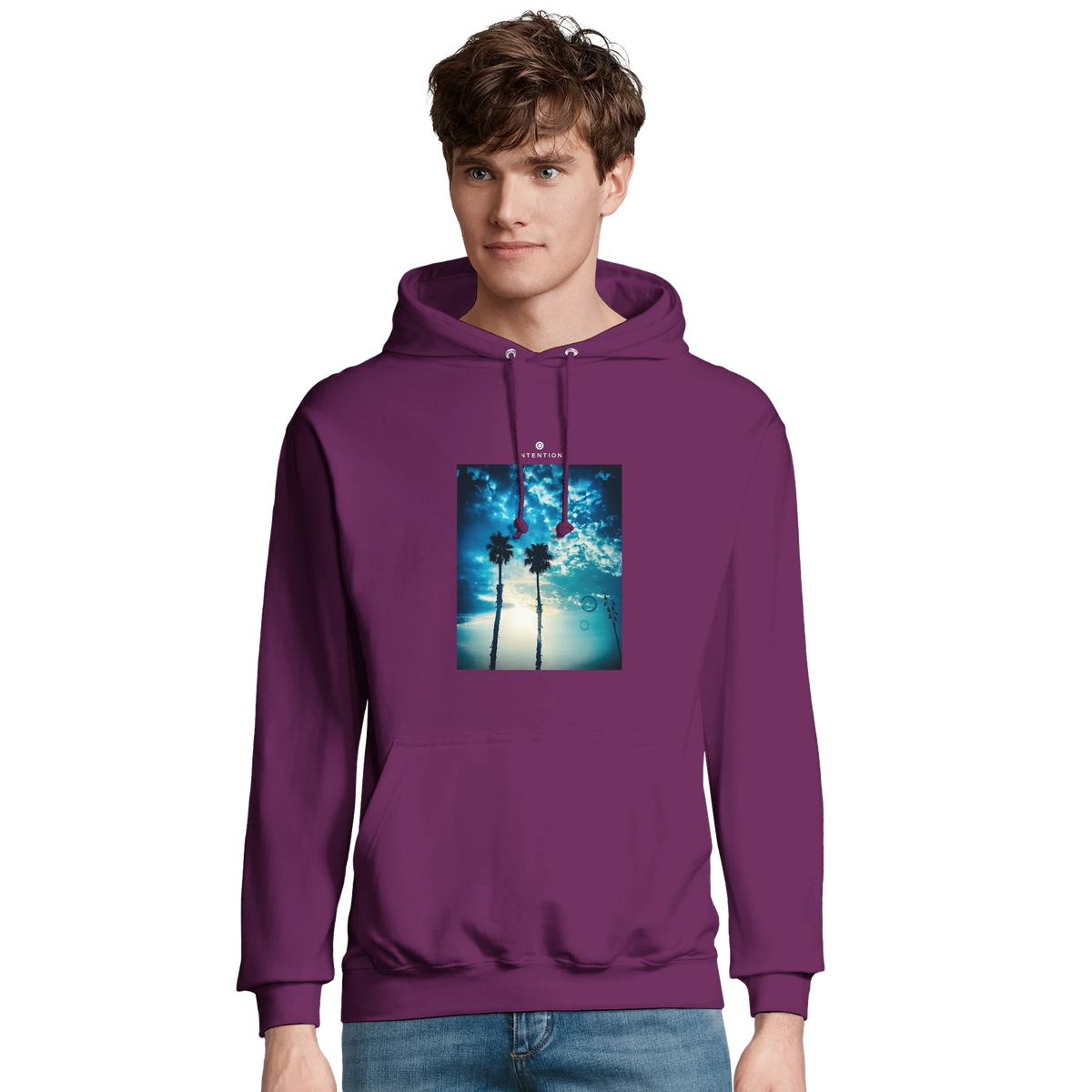Gratitude - "Bubbles and Sky Sticks" Hoodie astral purple 3