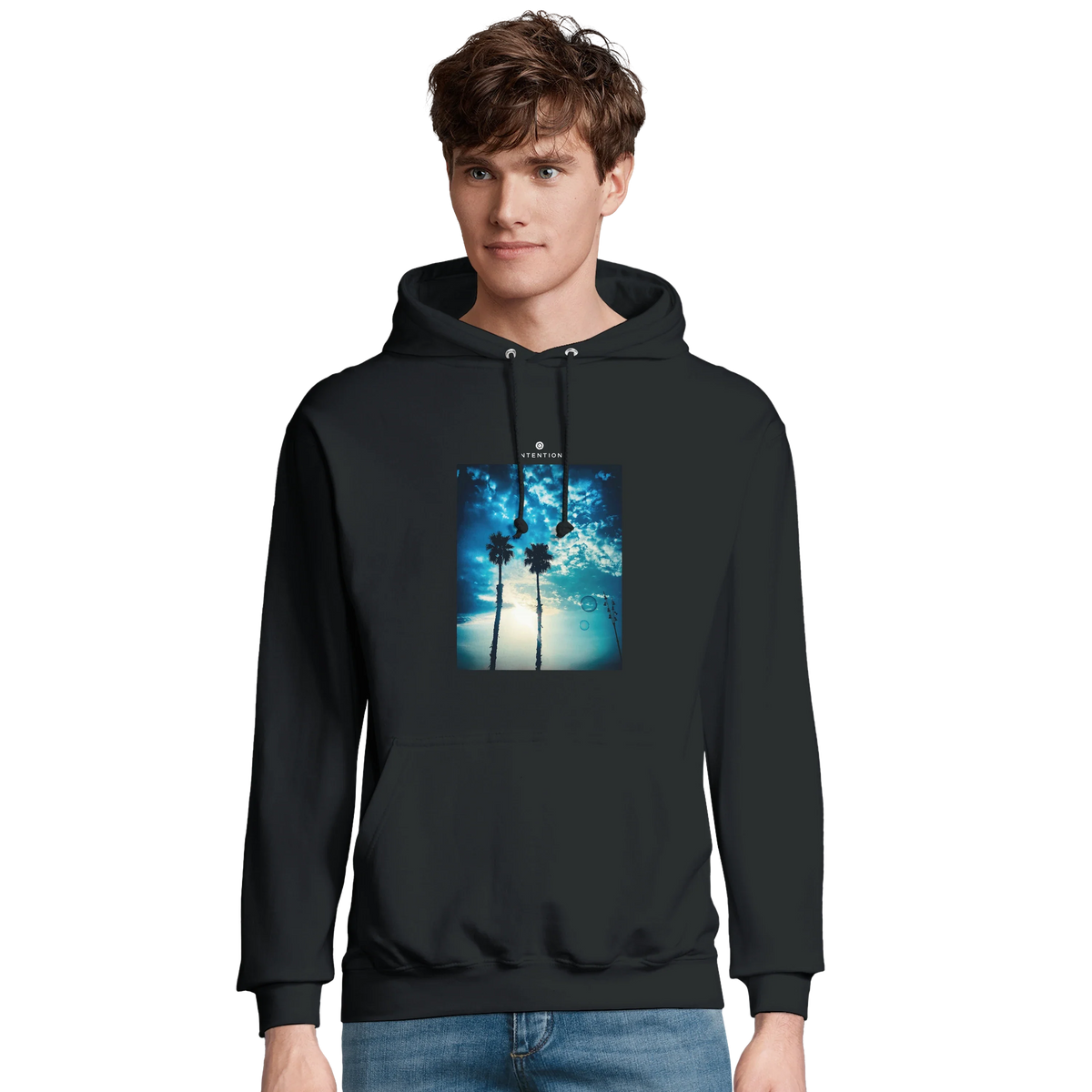Gratitude - "Bubbles and Sky Sticks" Hoodie Black 3