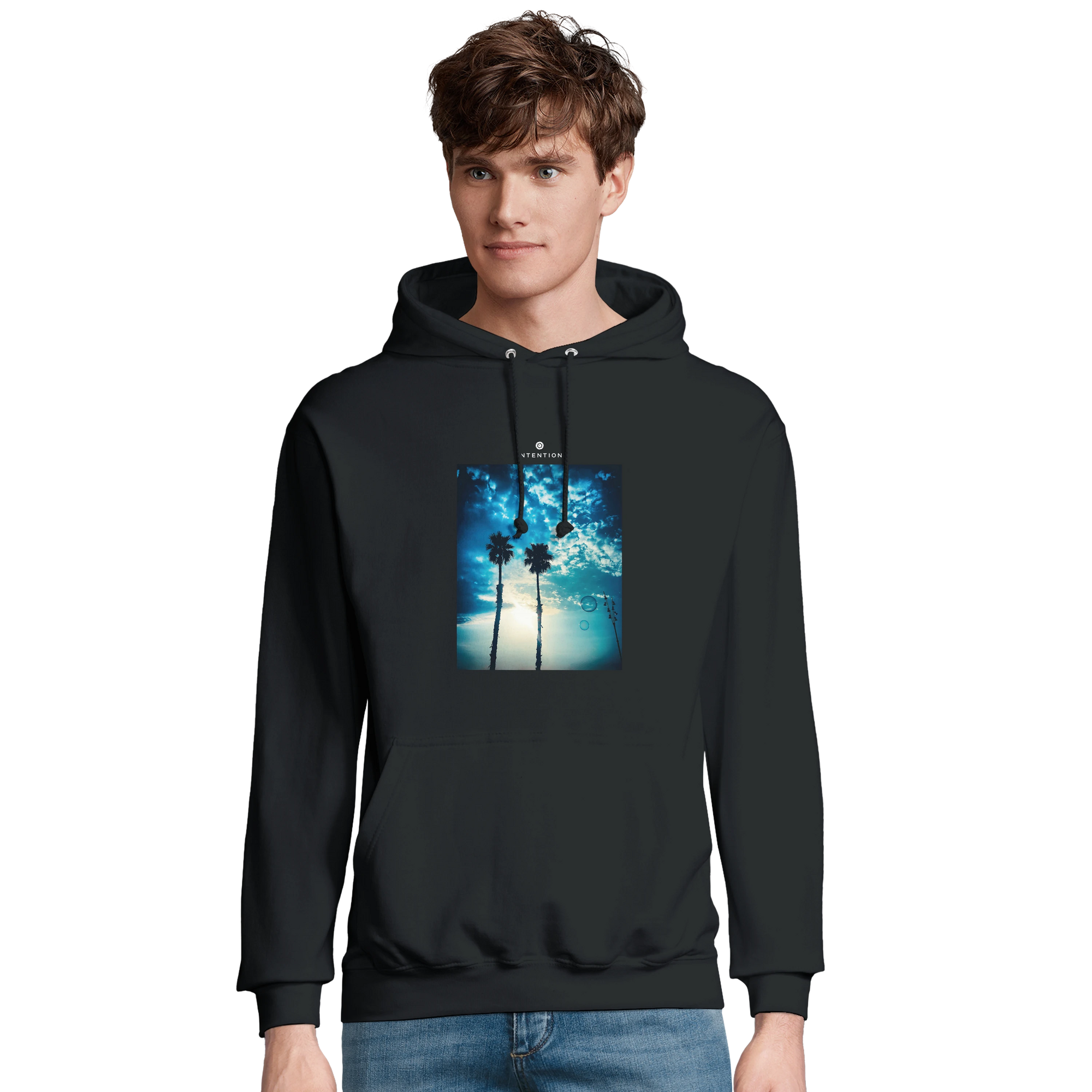 Gratitude - "Bubbles and Sky Sticks" Hoodie Black XS 3