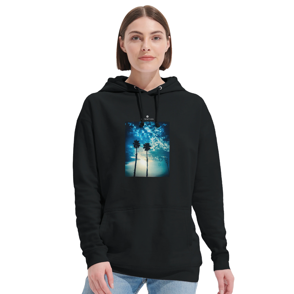 Gratitude - "Bubbles and Sky Sticks" Hoodie Black 5