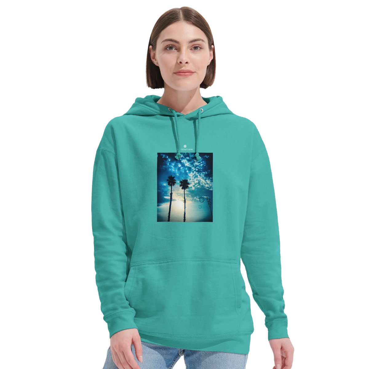 Gratitude - "Bubbles and Sky Sticks" Hoodie pool blue 5