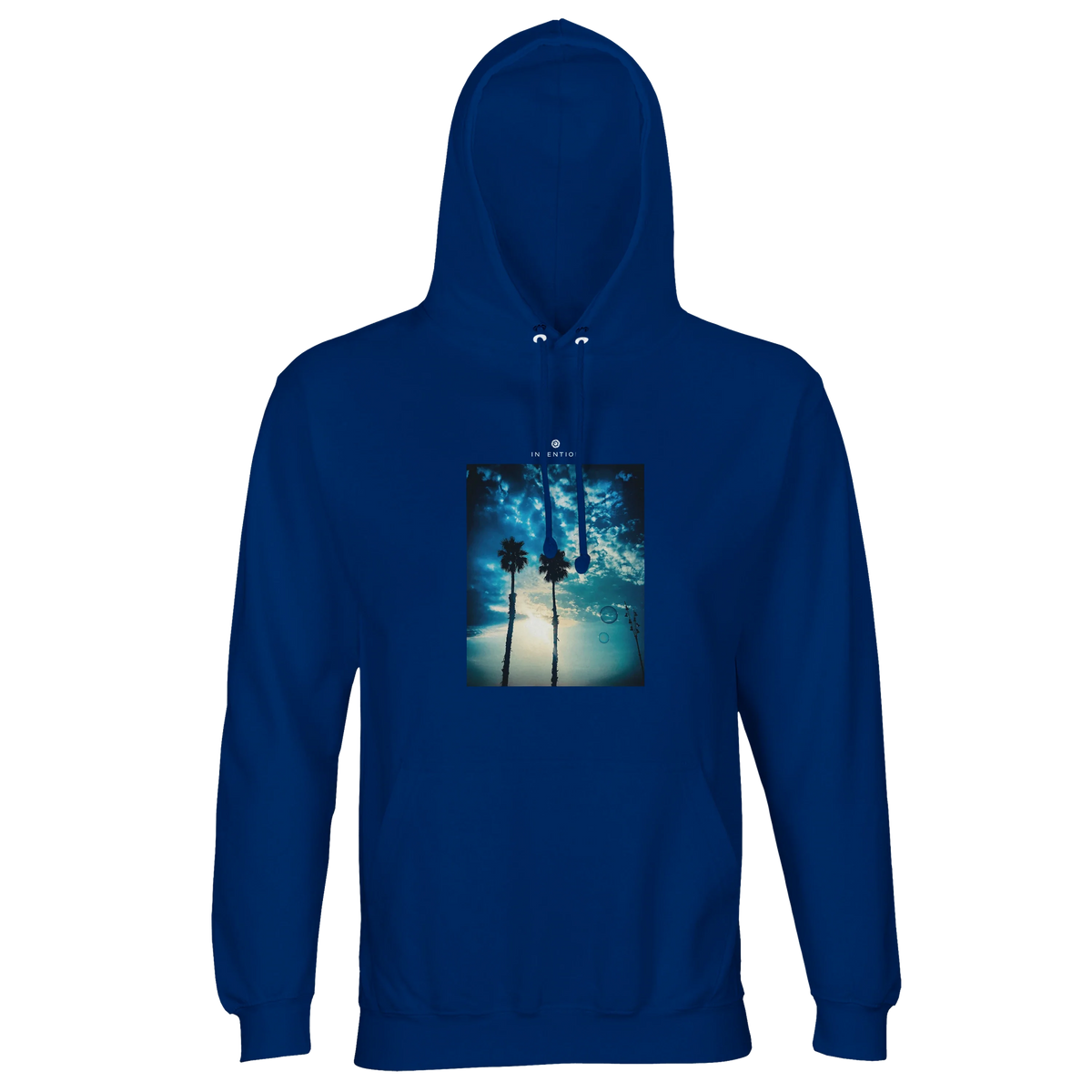 Gratitude - "Bubbles and Sky Sticks" Hoodie Royal Blue 1