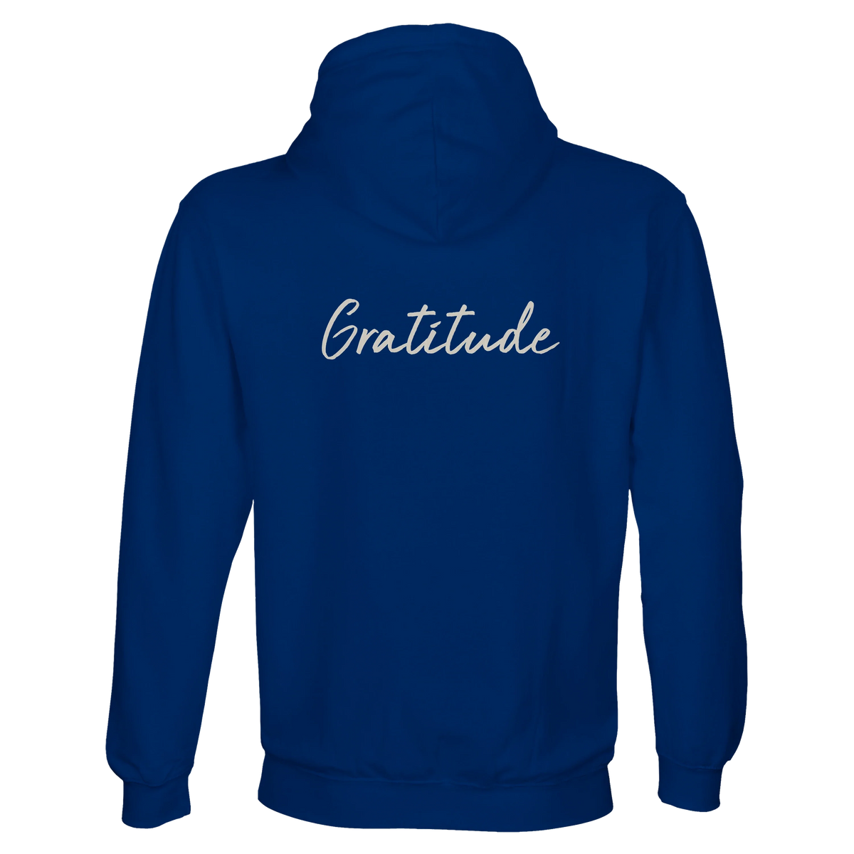 Gratitude - "Bubbles and Sky Sticks" Hoodie Royal Blue 2