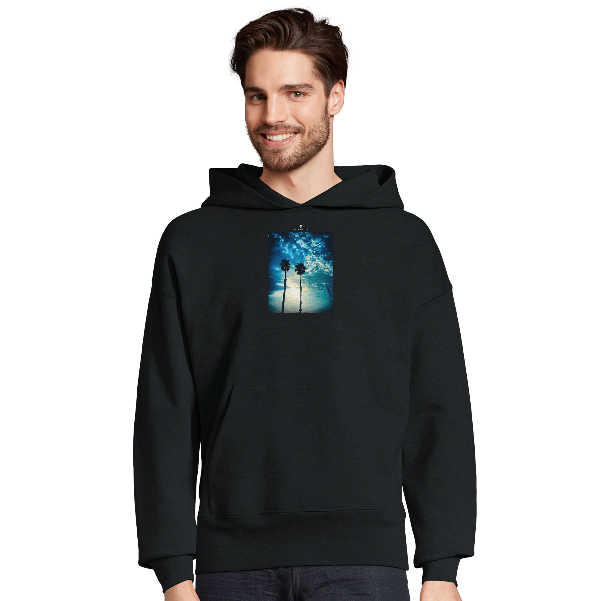 Gratitude - "Bubbles and Sky Sticks" Hoodie Black 3