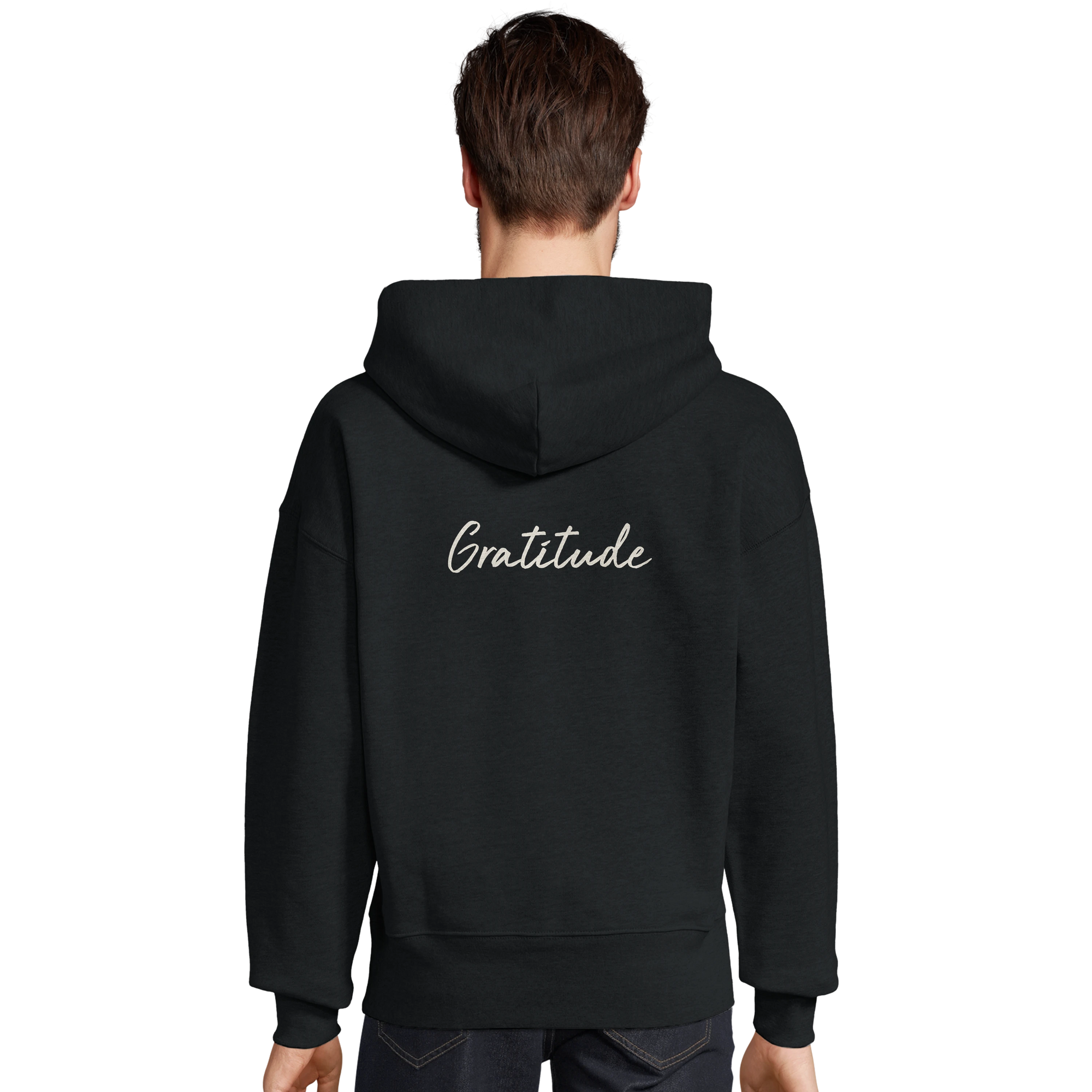 Gratitude - "Bubbles and Sky Sticks" Hoodie Black 4