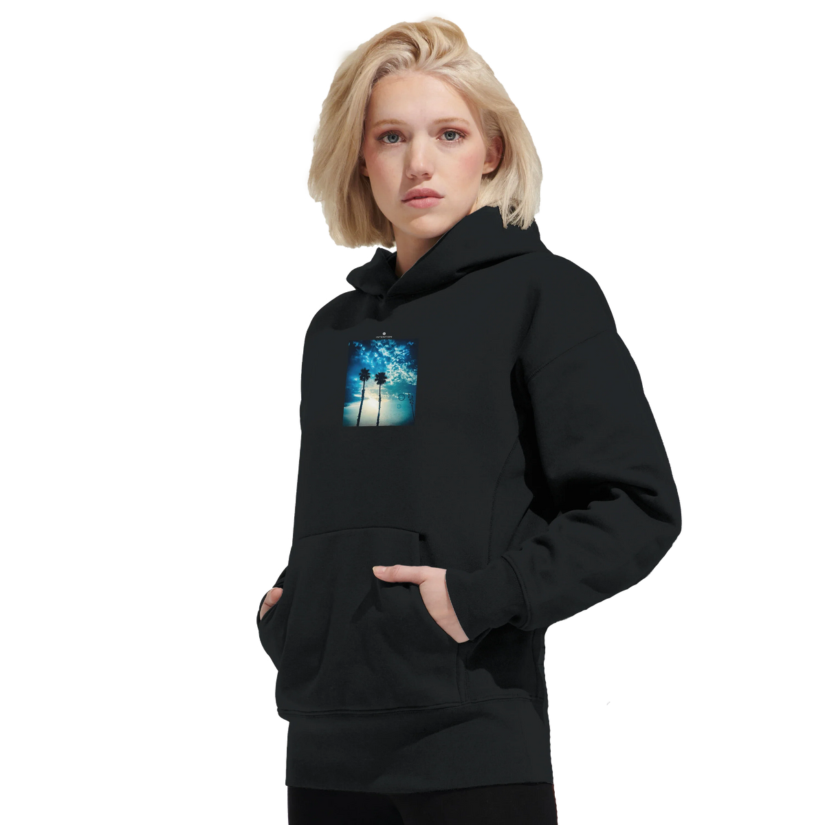 Gratitude - "Bubbles and Sky Sticks" Hoodie Black 5
