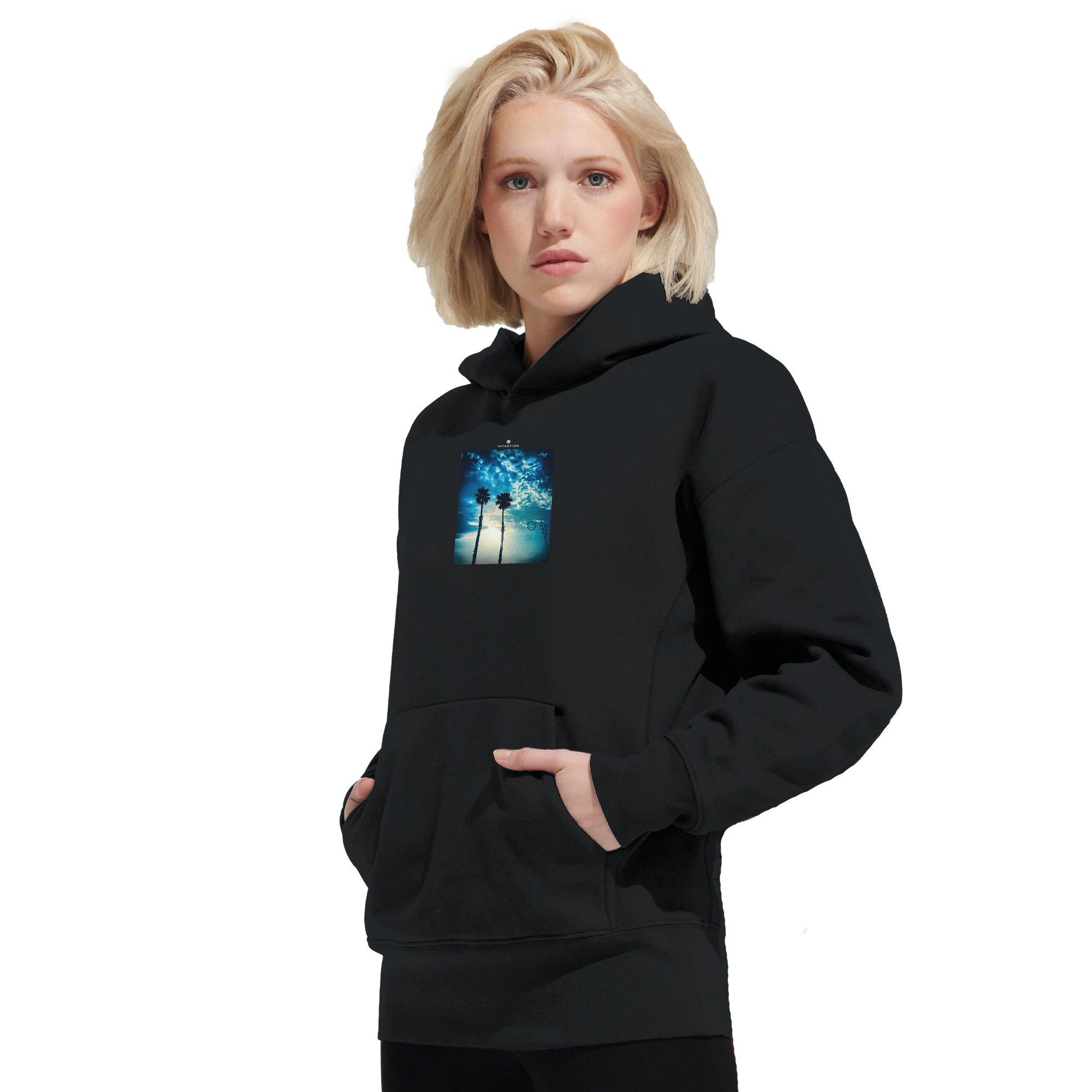 Gratitude - "Bubbles and Sky Sticks" Hoodie Black 5