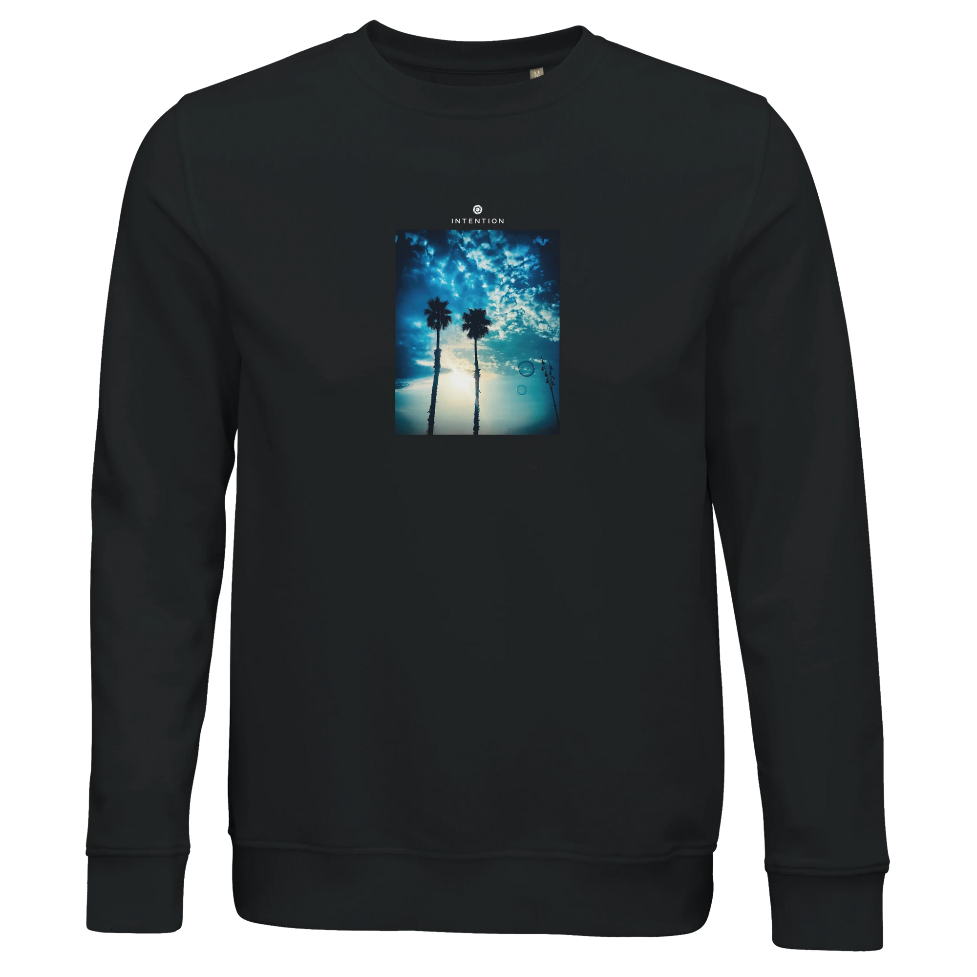 Gratitude - "Bubbles and Sky Sticks" Sweatshirt Black XS 34