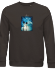 Gratitude - "Bubbles and Sky Sticks" Sweatshirt deep charcoal grey XS 16