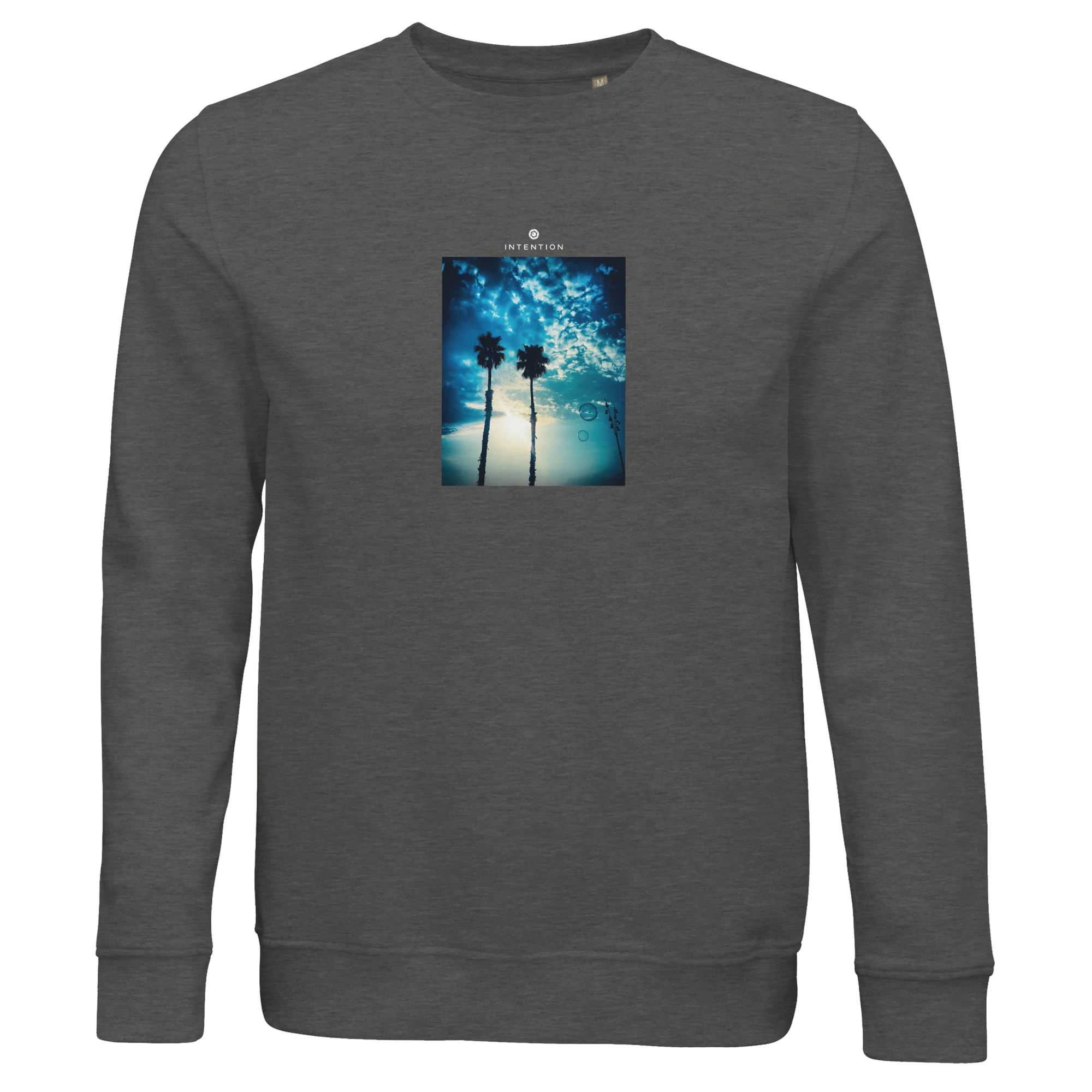 Gratitude - "Bubbles and Sky Sticks" Sweatshirt Grey Melange XS 10