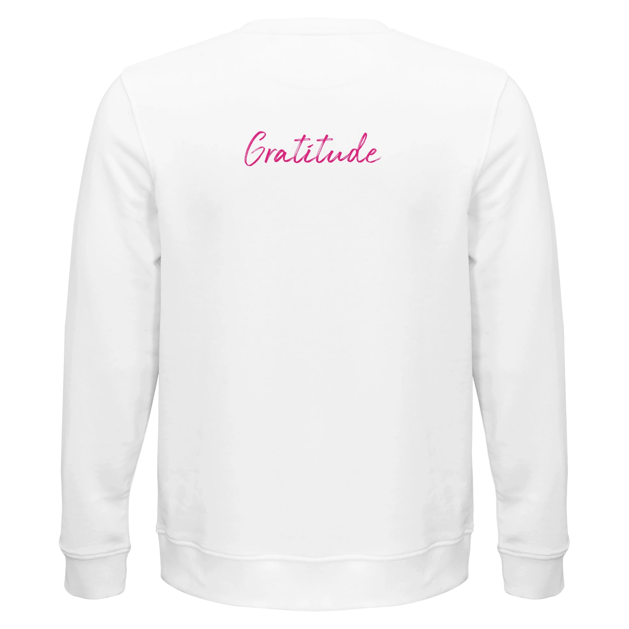 Gratitude - "Bubbles and Sky Sticks" Sweatshirt White XS 5
