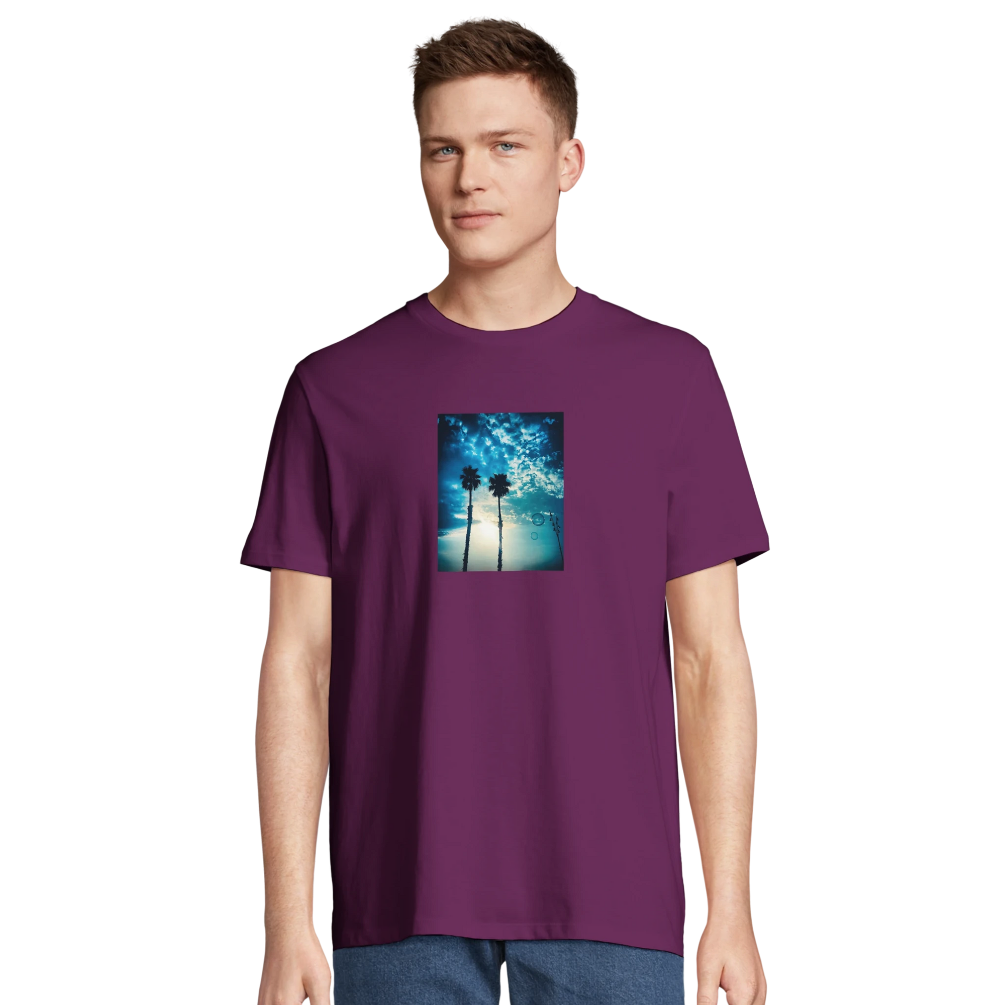 Gratitude - "Bubbles and Sky Sticks" T-shirt astral purple XS 43