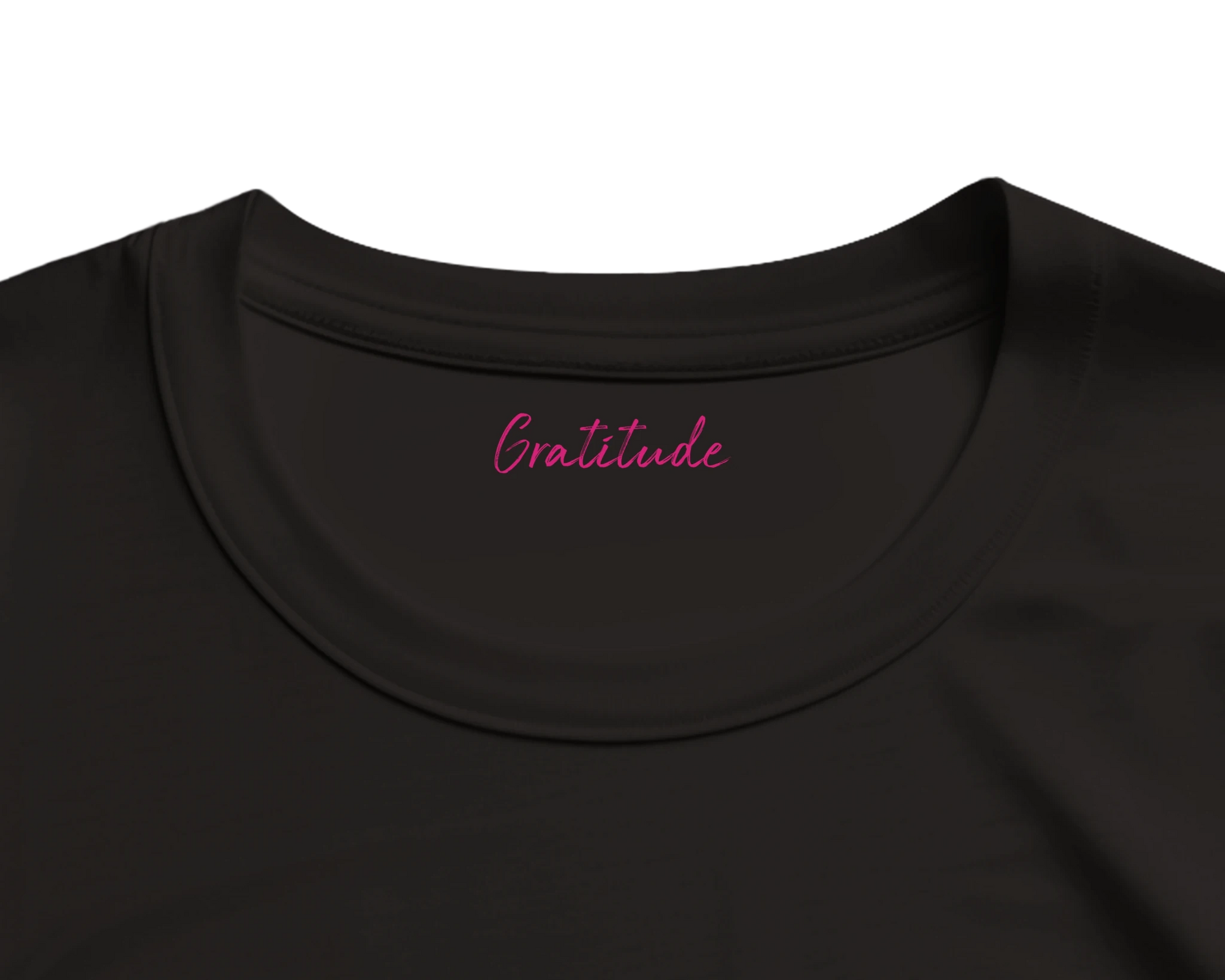 Gratitude - "Bubbles and Sky Sticks" T-shirt Deep Black S 25