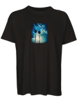 Gratitude - "Bubbles and Sky Sticks" T-shirt Deep Black S 24