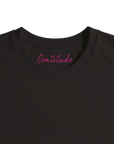 Gratitude - "Bubbles and Sky Sticks" T-shirt Deep Black XS 59