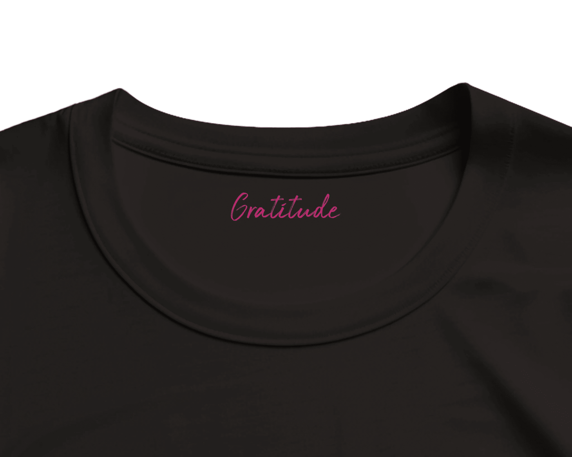 Gratitude - "Bubbles and Sky Sticks" T-shirt Deep Black XS 2