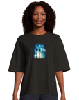 Gratitude - "Bubbles and Sky Sticks" T-shirt Deep Black XS 27