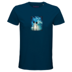 Gratitude - "Bubbles and Sky Sticks" T-shirt denim XS 1