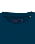 Gratitude - "Bubbles and Sky Sticks" T-shirt denim XS 59