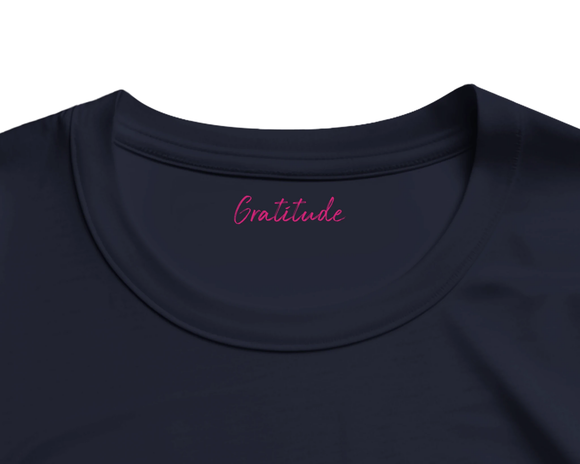 Gratitude - "Bubbles and Sky Sticks" T-shirt French Navy XS 20