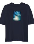 Gratitude - "Bubbles and Sky Sticks" T-shirt French Navy XS 19