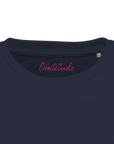 Gratitude - "Bubbles and Sky Sticks" T-shirt French Navy XS 41