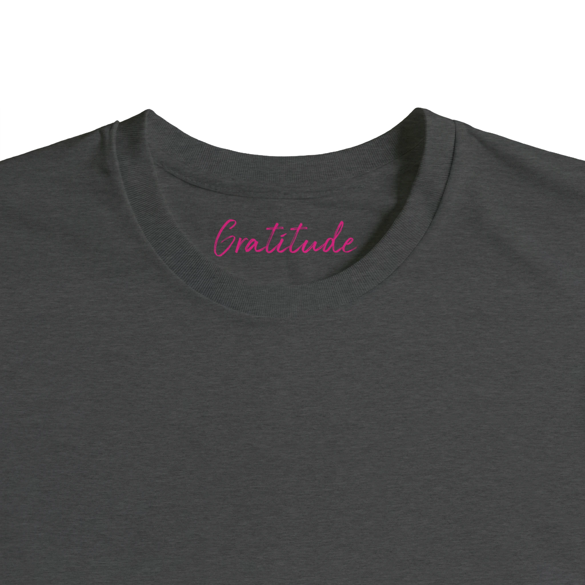 Gratitude - "Bubbles and Sky Sticks" T-shirt Grey Melange XS 35