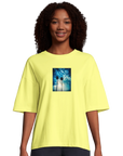 Gratitude - "Bubbles and Sky Sticks" T-shirt Light Yellow XS 12