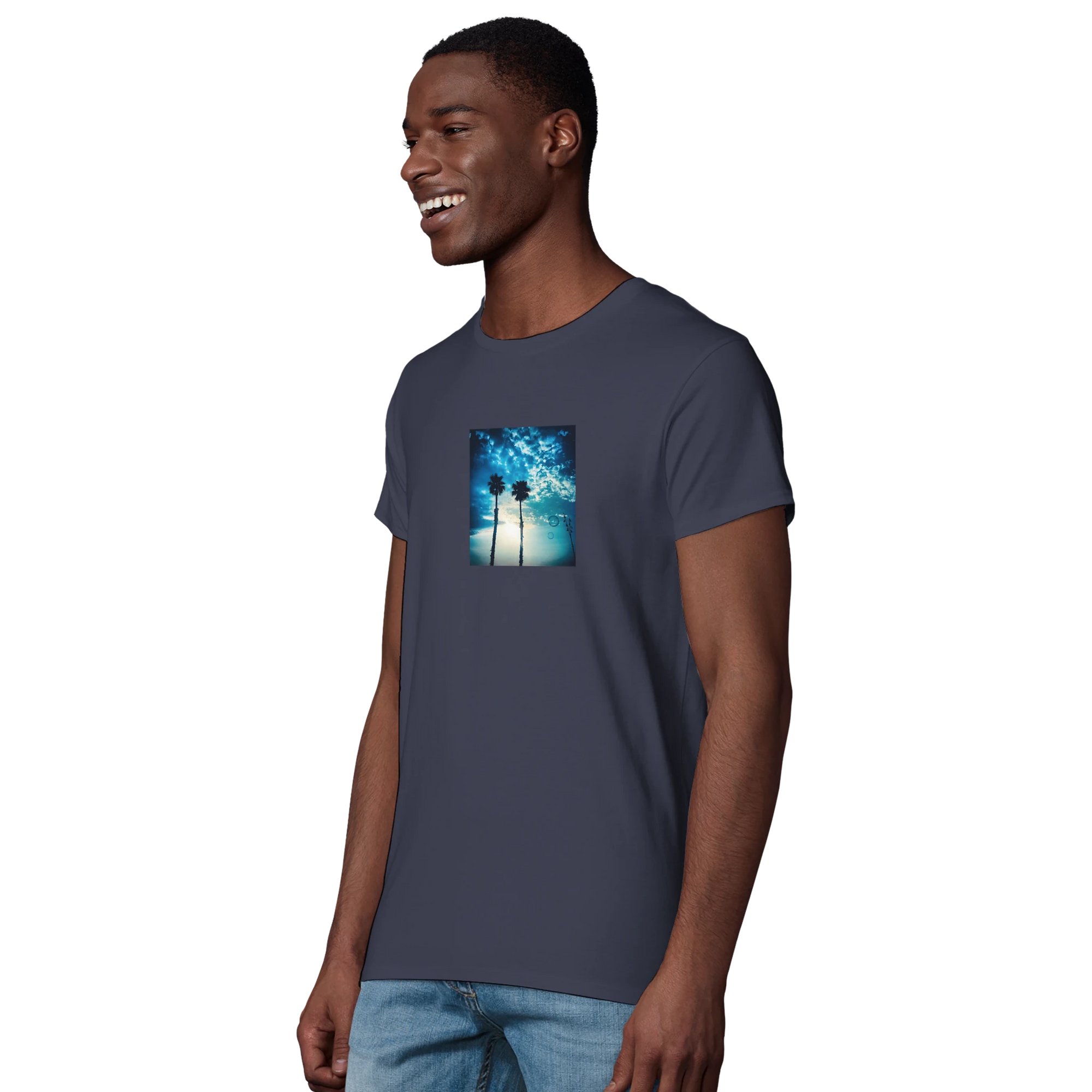 Gratitude - "Bubbles and Sky Sticks" T-shirt mouse grey XS 39