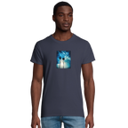 Gratitude - "Bubbles and Sky Sticks" T-shirt mouse grey XS 4