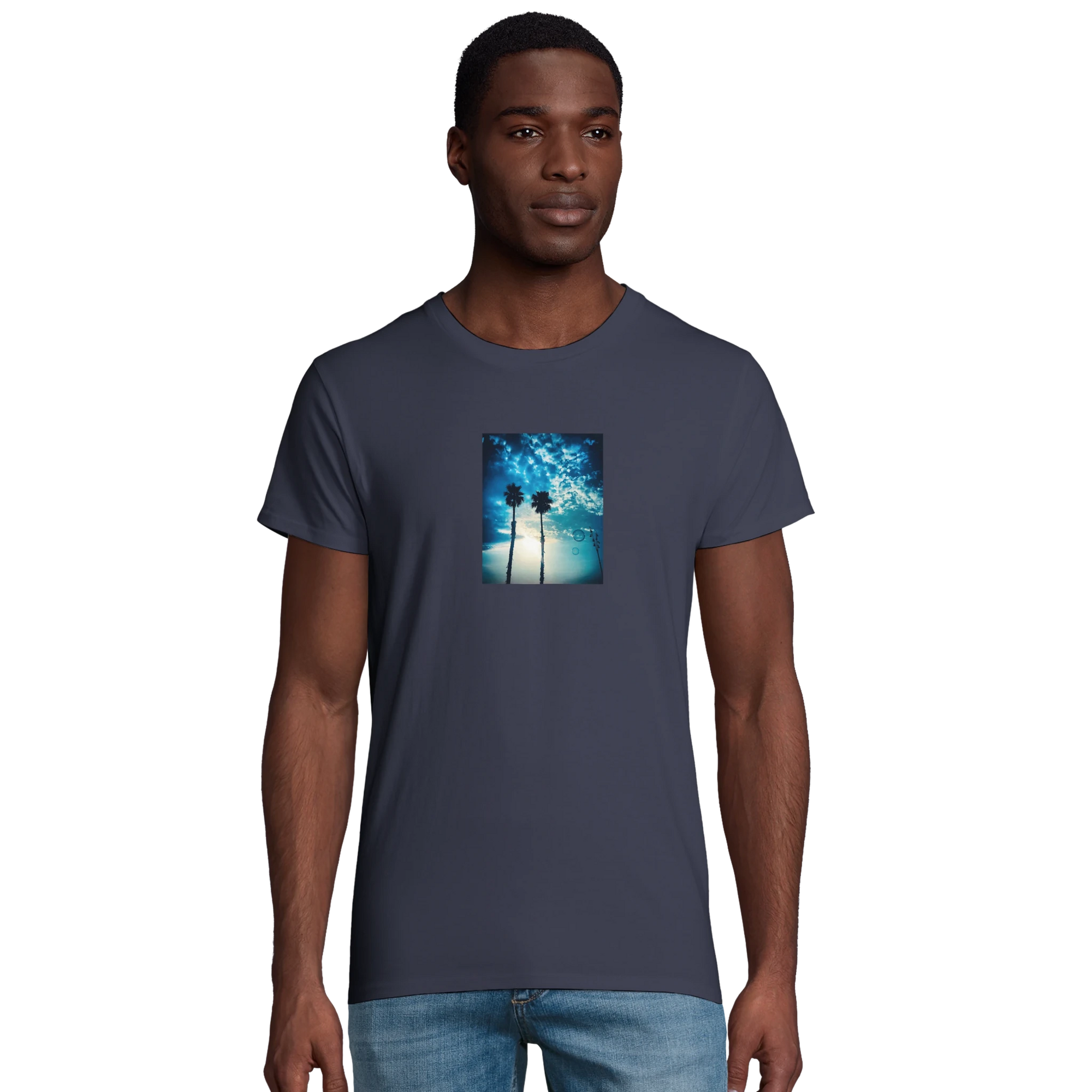 Gratitude - "Bubbles and Sky Sticks" T-shirt mouse grey XS 37