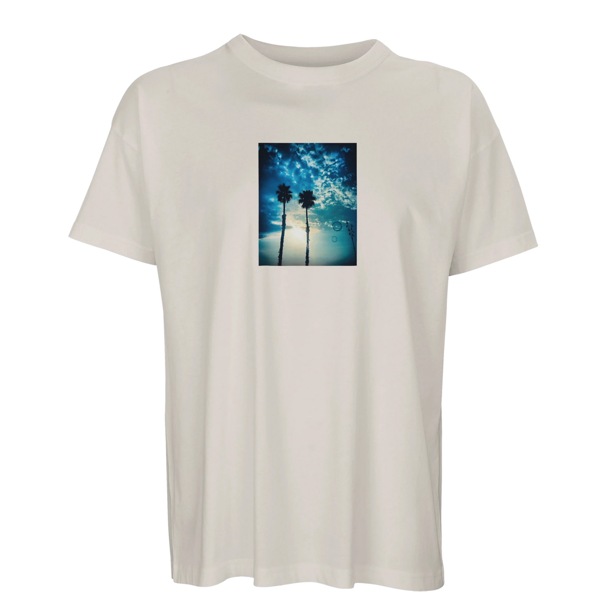 Gratitude - "Bubbles and Sky Sticks" T-shirt Off White S 14