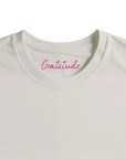 Gratitude - "Bubbles and Sky Sticks" T-shirt Off White XS 17