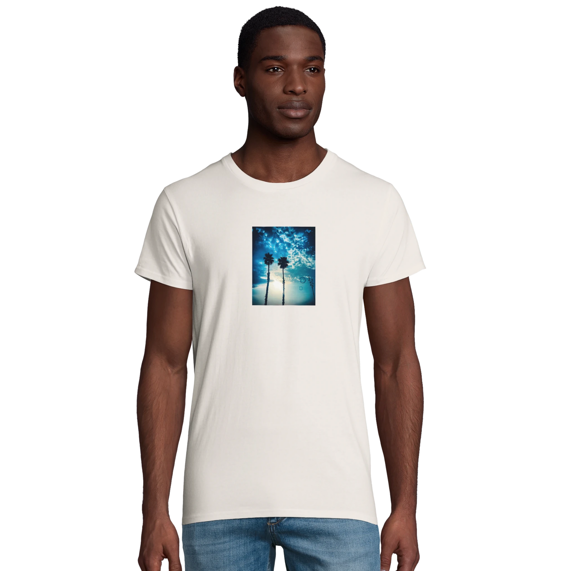 Gratitude - "Bubbles and Sky Sticks" T-shirt Off White XS 13