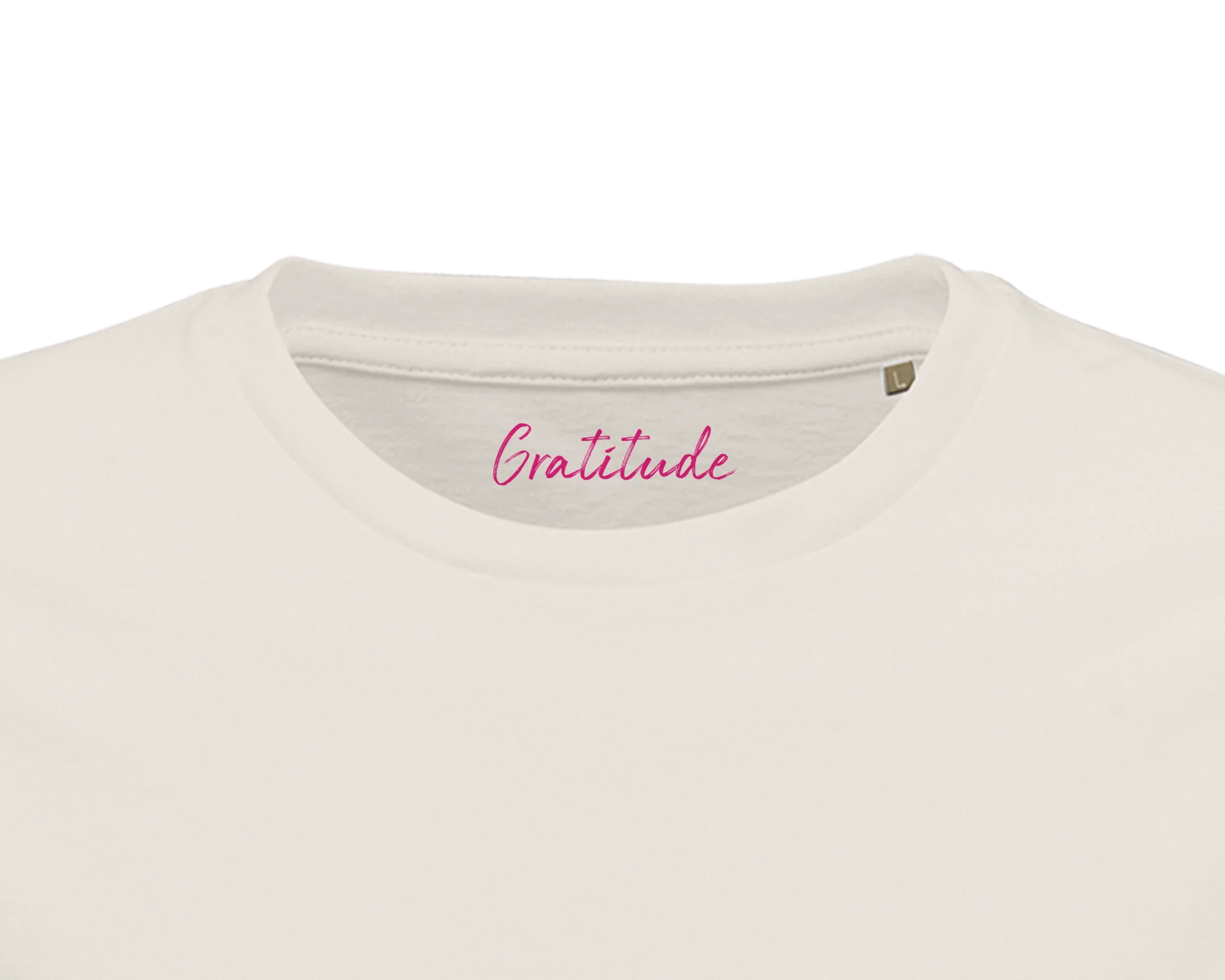 Gratitude - "Bubbles and Sky Sticks" T-shirt Off White XS 11