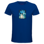Gratitude - "Bubbles and Sky Sticks" T-shirt Royal Blue XS 1