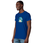 Gratitude - "Bubbles and Sky Sticks" T-shirt Royal Blue XS 6